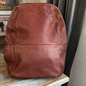🤎 American Leather Co. Backpack Cognac Brown Classic Neutral